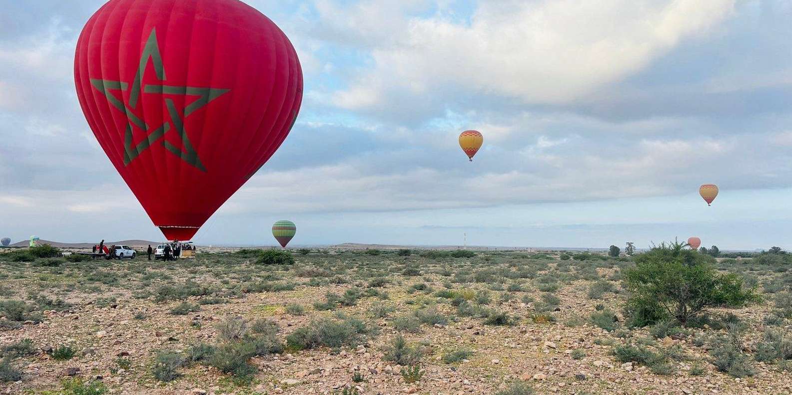 Marrakech: Hot Air Balloon Ride with Breakfast & Transfer