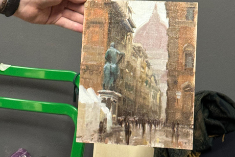 Florence: Create Your Own Oil Painting in a Real Art Studio Sunday Premium Atelier Session