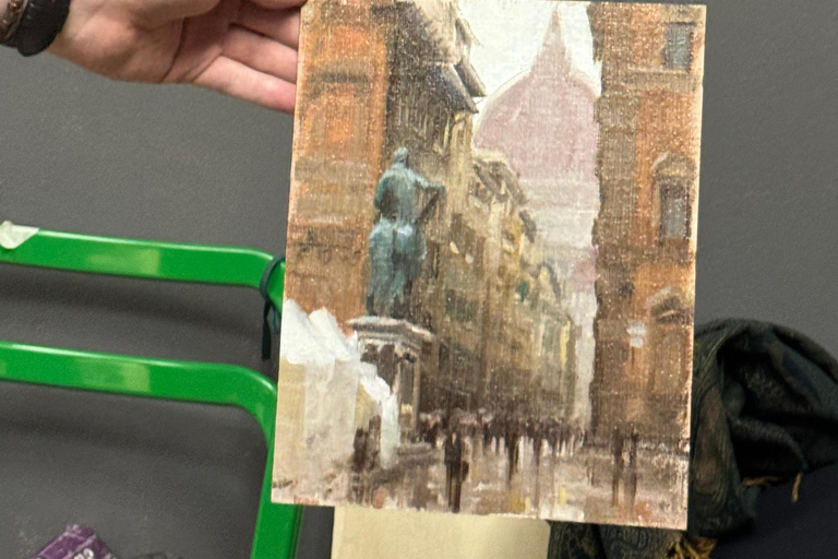Florence: Create Your Own Oil Painting in a Real Art Studio Sunday Premium Atelier Session