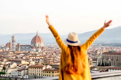 Ab Bologna: Florenz geführte Wanderung mit Zugticket