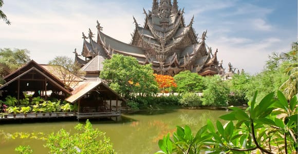 Pattaya: Heiligtum der Wahrheit Eintritt mit Tour mit Guide