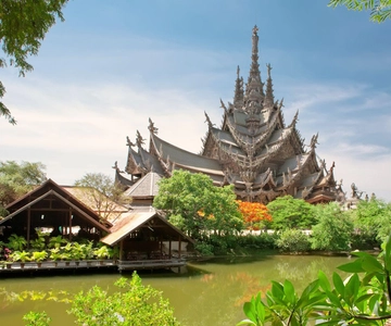 Pattaya: Ingresso no Santuário da Verdade com guia de turismo