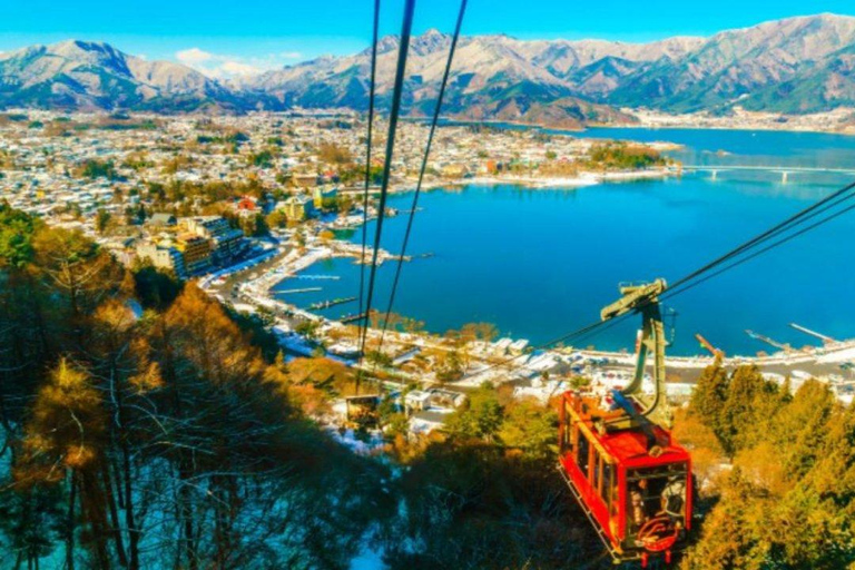 Tour privato del Monte Fuji e di Hakone di un giorno intero