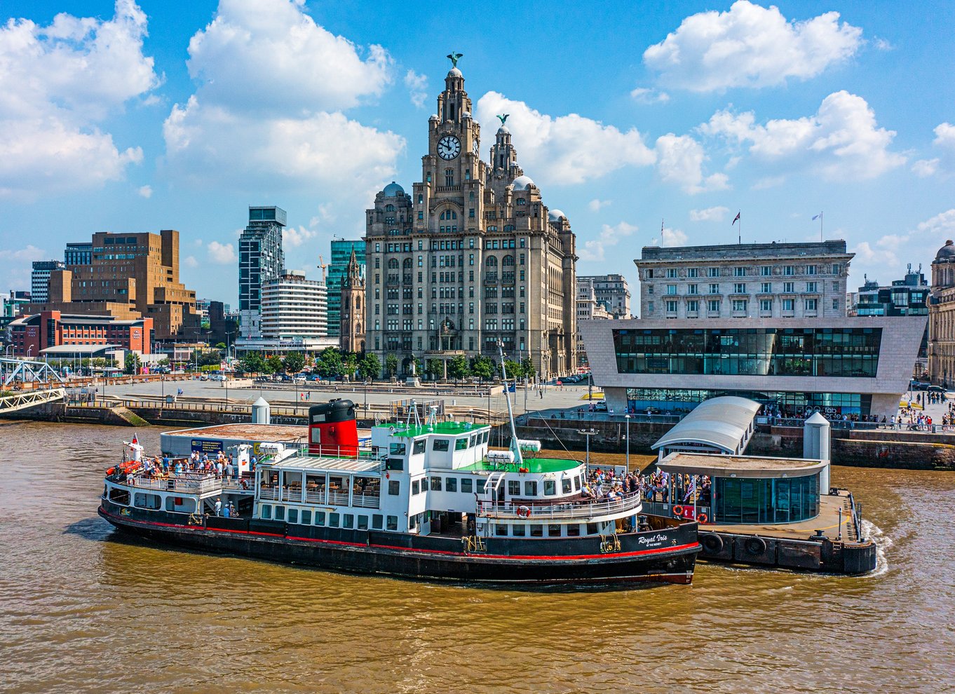 Liverpool: Sightseeing River Cruise på Mersey River