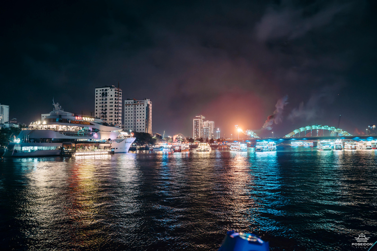 Da Nang: Crociera Poseidon con cena e spettacolo del ponte del dragoIngresso combinato e bevande (senza cibo)