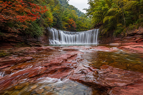 Guizhou: Sidonggou Scenic Area Waterfall Tickets Sidonggou Scenic Area: Admission + Round-Trip Shuttle