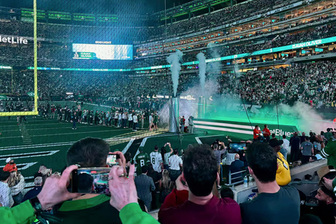 New York: New York Jets Football Game at Metlife Stadium Sideline