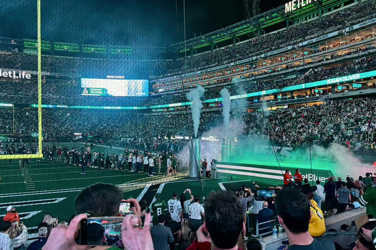 New York: New York Jets Football Game at Metlife Stadium Sideline