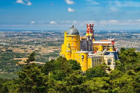 Lisbon: Sintra Cascais & Pena Palace Small Group Tour