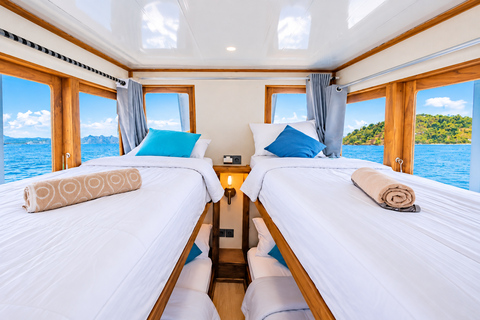 3D Komodo Sailing & Land Tour 12 Stops Single Bed & Hotel 3-Day Shared Cabin, Single Bed No Land Tour No Park Fee