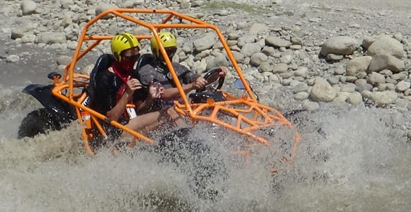 Antalya: Rafting & Buggy, Quad-Safari & Zipline-Abenteuer