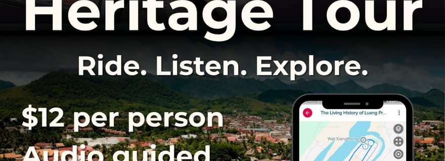 Luang Prabang : visite guidée audio de la ville en voiture électrique