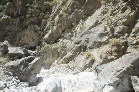 From Rethymno: Samaria Gorge Full-Day Trek with Pickup From Panormo, Lavris, Scaleta, Sfakaki, Stavromenos