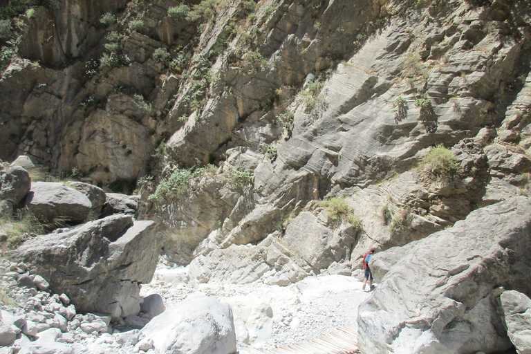 From Rethymno: Samaria Gorge Full-Day Trek with Pickup From Panormo, Lavris, Scaleta, Sfakaki, Stavromenos