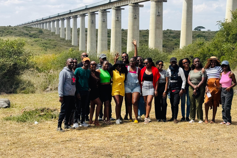 Nairobi Park Safari, Sheldrick's Orphanage & Giraffe Center Shared Drive in Open-Roof Van Game Drive