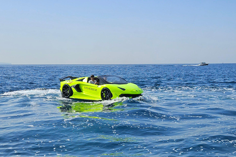 Unik biltur med Lamborghini vattenbåt på Mallorca