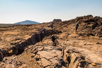 Group hike on the Plaine des Sables, Piton de la Fournaise - Housity