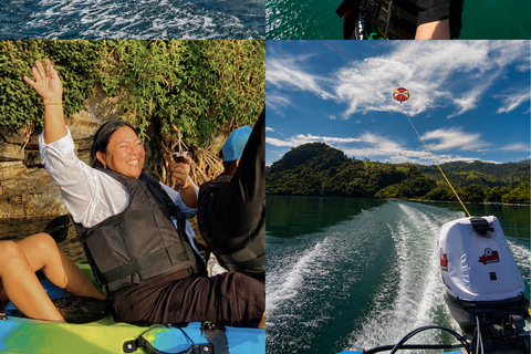El Salvador: Poza Verde Parasailing & Kayak Tour