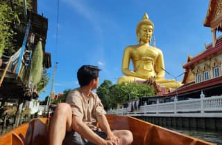 Bangkok: Bootstour zu Großem Palast, Tempeln & Buddha am Wassertor