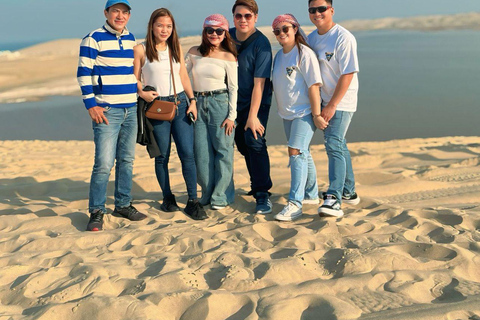 Desert Safari Qatar Camel Sandbording sunrise/sunset tour