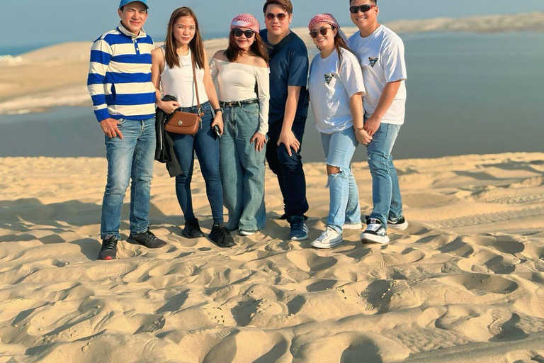 Desert Safari Qatar Camel Sandbording sunrise/sunset tour