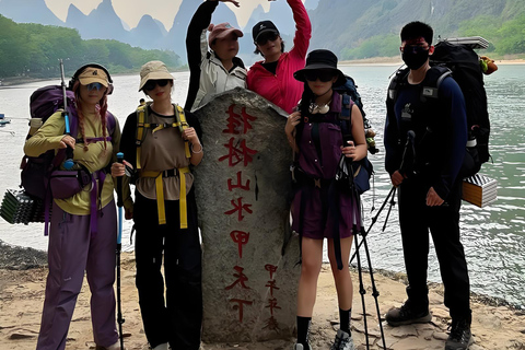 Guilin: Li River Hike, Xianggong Hill & Yulong River Tour
