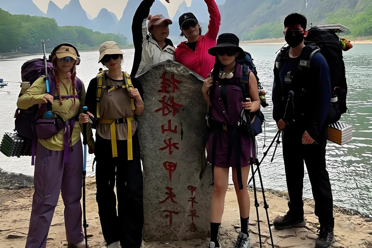 Guilin: Li River Hike, Xianggong Hill & Yulong River Tour