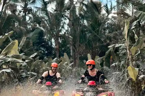 Ubud : Visite guidée d'une aventure en VTT et en quad