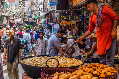 Jaipur: Guided Street Food Tour w/ Private Transportation Private Tour with Car, Driver and Professional Tour Guide