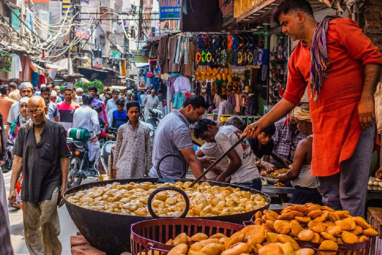 Jaipur: Guided Street Food Tour w/ Private Transportation Private Tour with Car, Driver and Professional Tour Guide