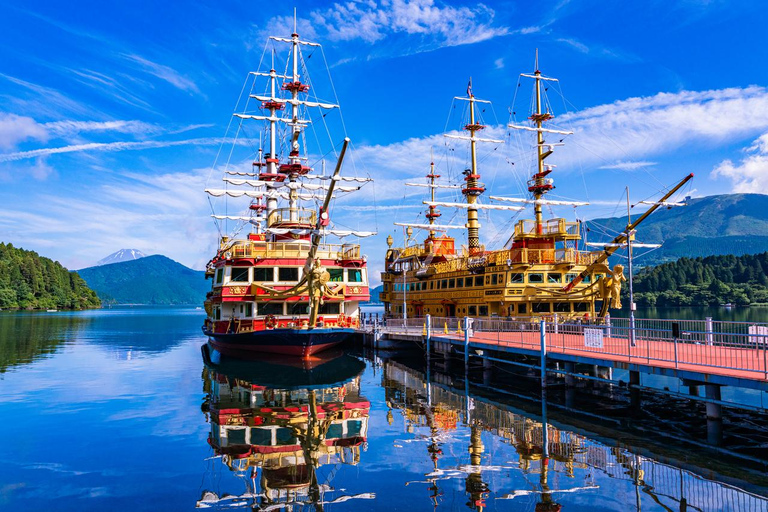 Tokyo : Excursion d'une journée au Mont Fuji et à Hakone avec téléphérique et croisière