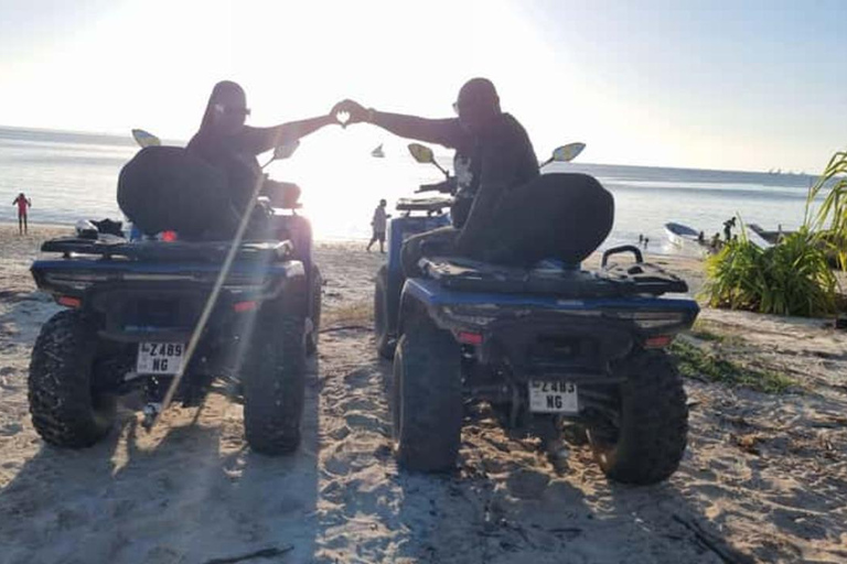 Zanzibar Quad Bike Adventure: Explore Villages & Local Life From: Nungwi/Kendwa Tour with Meeting point & Entry ticket