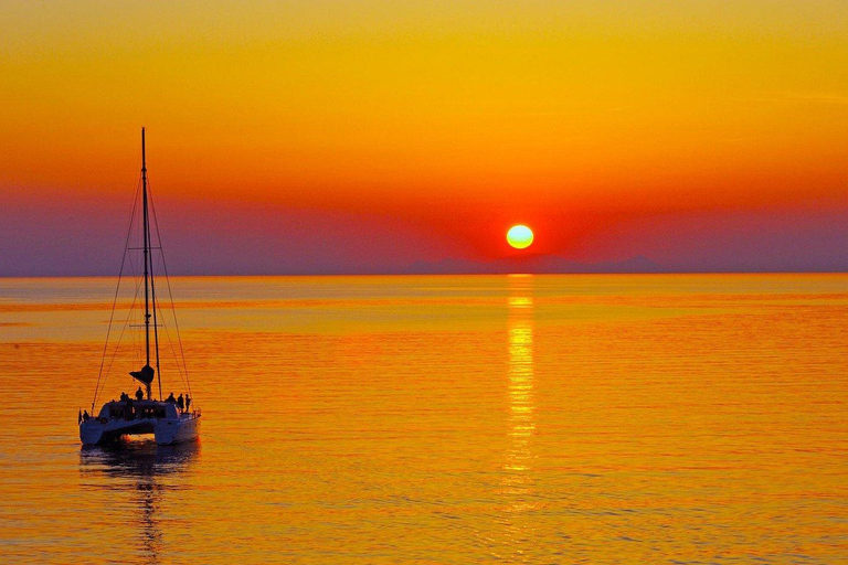 Rhodes: Premium All Inclusive Sunset Catamaran Experience
