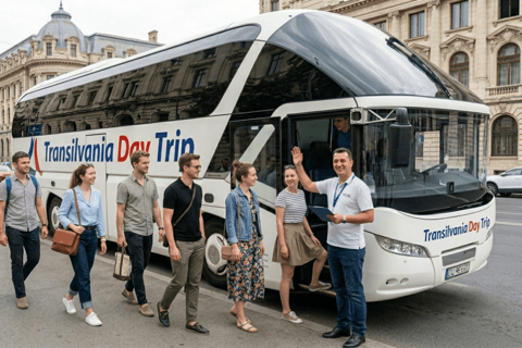Bucharest: Dracula's Castle, Peles Castle, & Brasov Tour Coach Tour + AudioGuide in 25 languages + Host