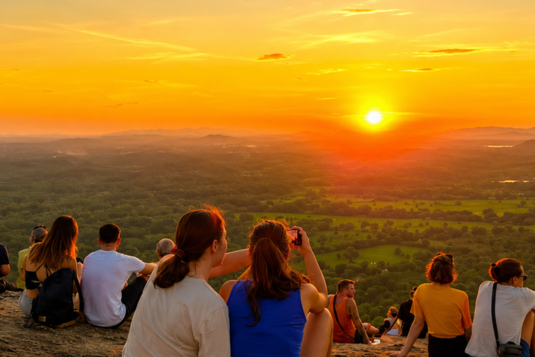 Sigiriya: Pidurangala Rock Sunrise / Sunset Hike with Pickup Sigiriya: Sunrise or Sunset Lion Rock Guided Climb