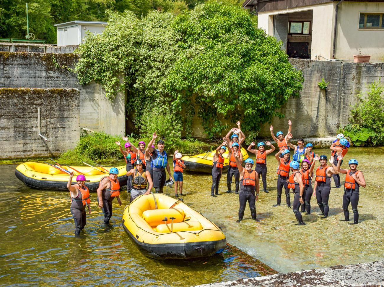 Valnerina: Rafting auf dem Corno oder Sordo (halbe Abfahrt)