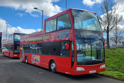 Belfast: Hop-on-hop-off-bustour door Belfast Open Top Bus Tour