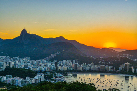 Rio de Janeiro sunset by Jeep Italian speaking guide
