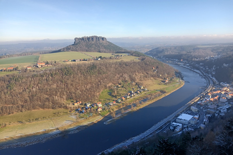 From Dresden: Table mountains Lilienstein & Königstein tour