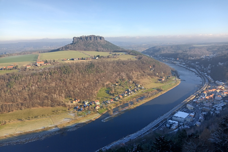 From Dresden: Table mountains Lilienstein & Königstein tour