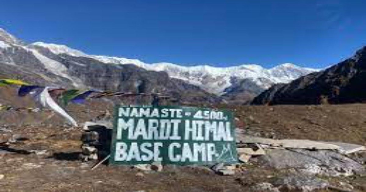 Von Kathmandu Aus T Giger Mardi Himal Base Camp Treck Getyourguide