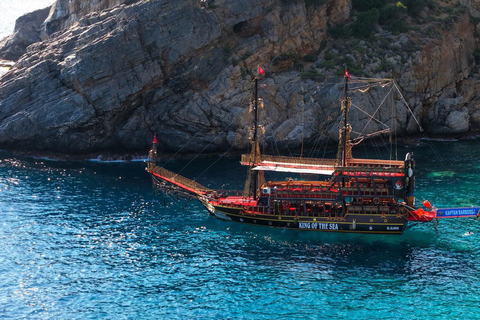 From Alanya: Gazipasa Hidden Bays Boat Tour & Lunch