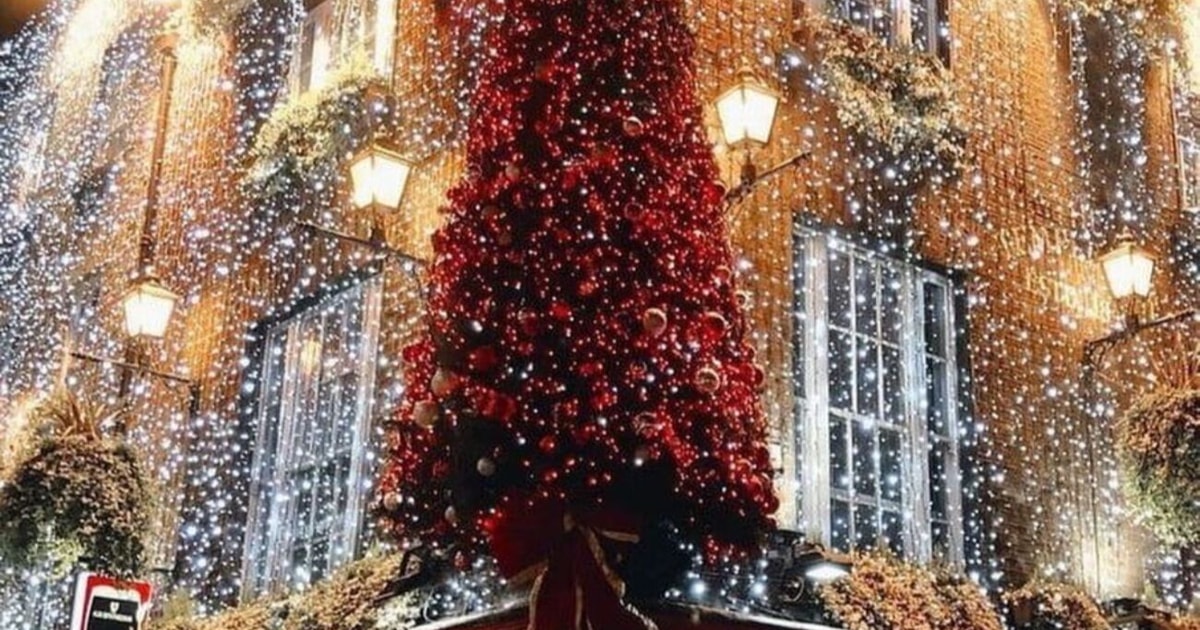London Magical Christmas Lights Guided Tour by Private Taxi GetYourGuide