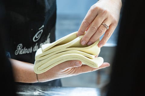 Vieux Lyon: Make a flan or a mille-feuille with puff pastry