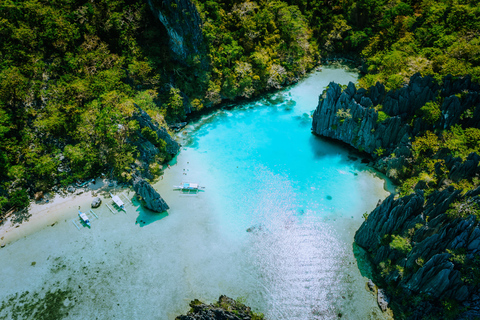 El Nido: Privé/Exclusieve eilandhoppen Tour D BESTE PRIJS