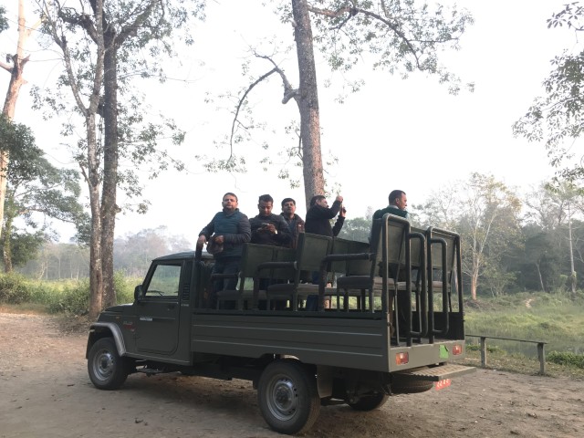 Visit From Chitwan  Jeep Safari,Canoeing,Forest walk Day Tour in Chitwan