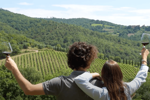 Weinberge des Chianti: Weinprobe und AbendessenTour auf Spanisch