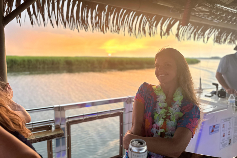 Folly Beach: Tiki Boat Cruise with BYOB Option