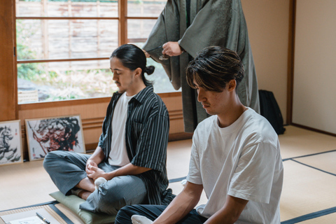 Tokyo: Zen Meditation, Calligraphy, and Tea Experience Zen Meditation with a Monk & Walking Tour of the Local Areas