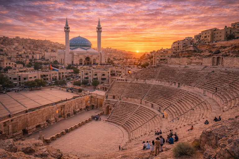 3-Day:Amman City Tour, Petra, Wadi Rum, Pink Lake & Dead Sea Amman: 3-Day Private Tour Accommodation and Transport